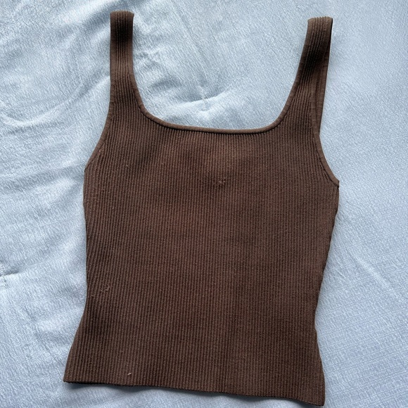 Babaton Tops - Babaton Sculpt Knit Squareneck Tank